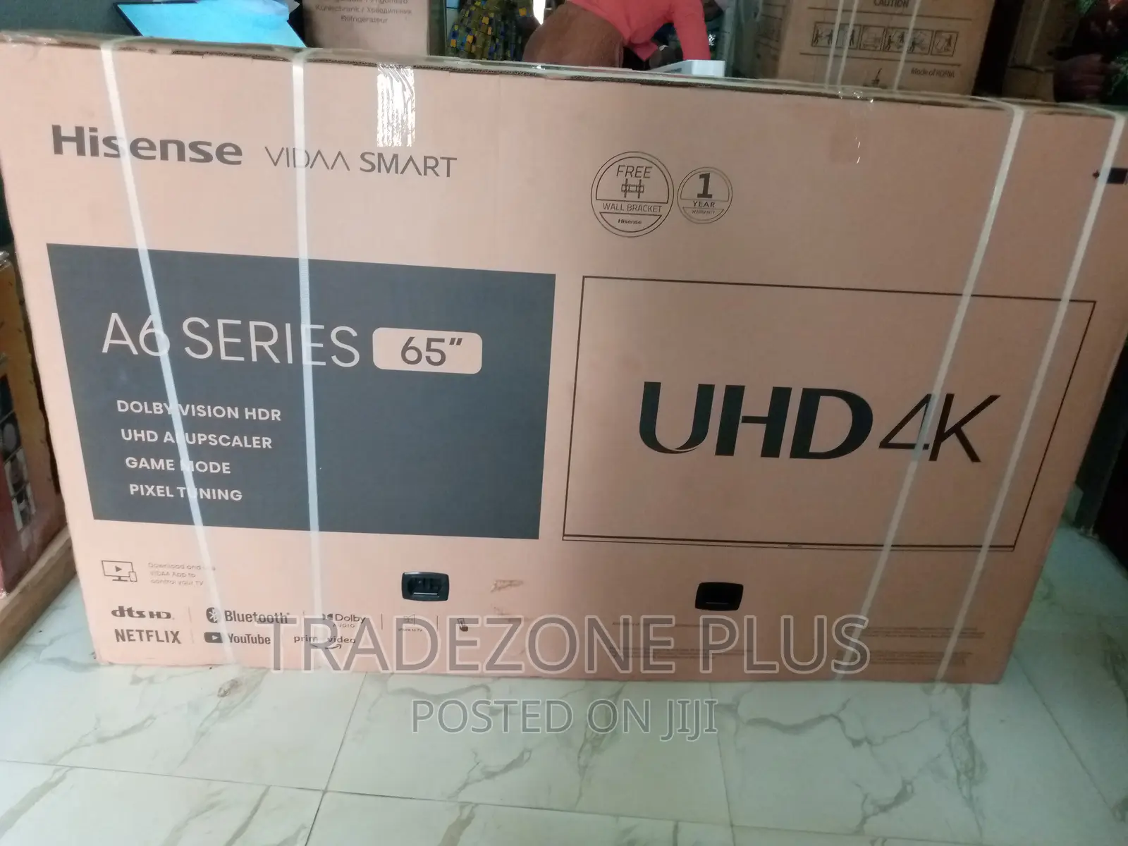  65" Brand New Hisense Smart TV