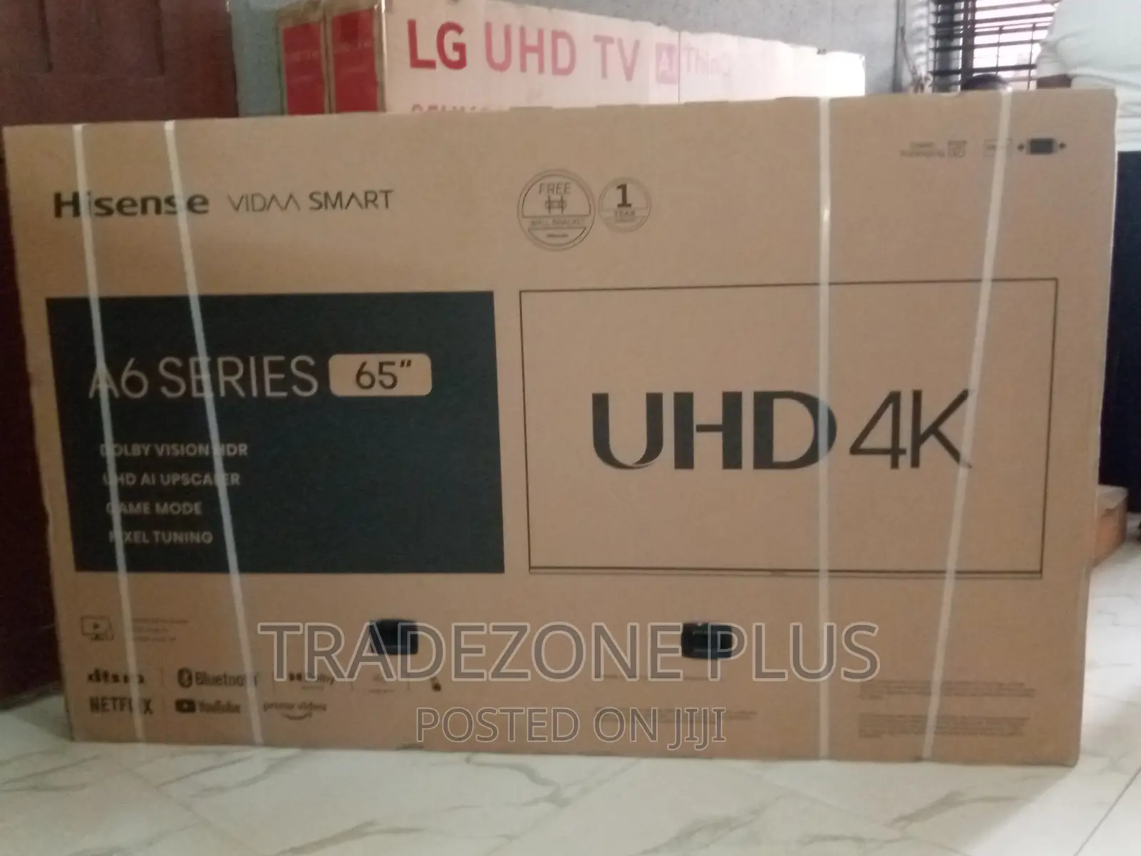 New in Hisense 65" Smart Television With Youtube