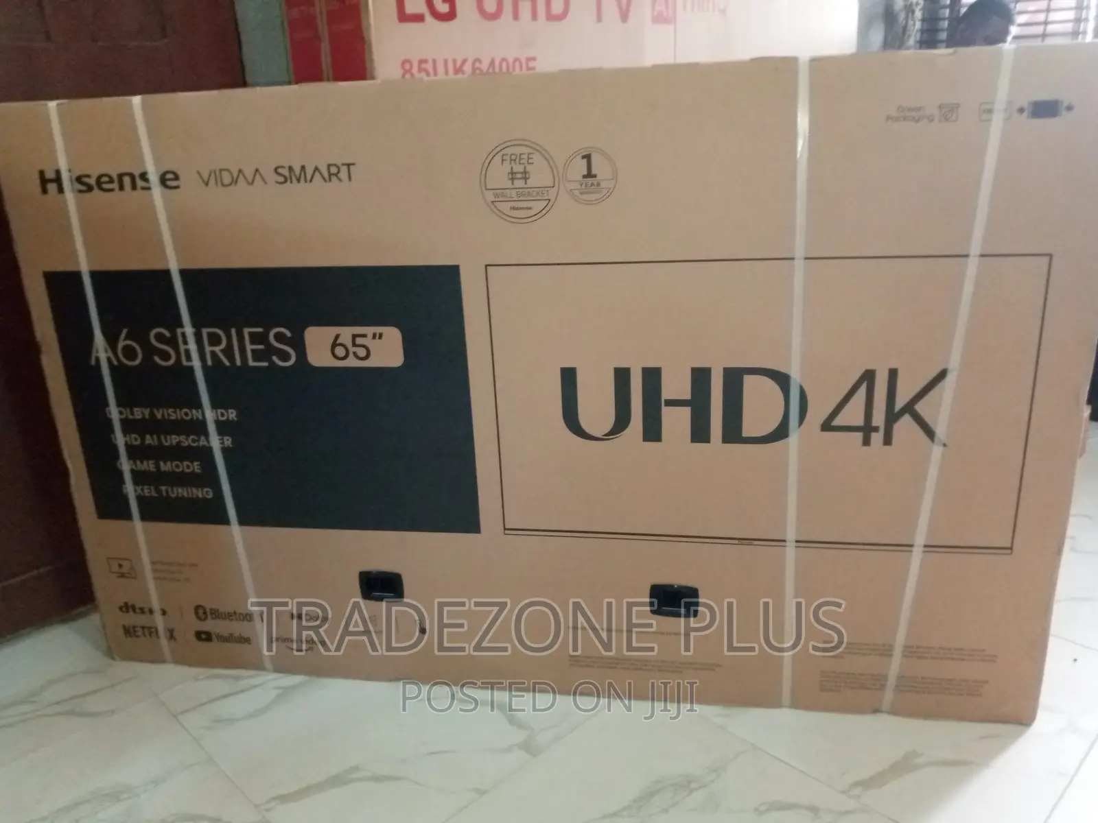 New in Hisense 65" Smart Television With Youtube