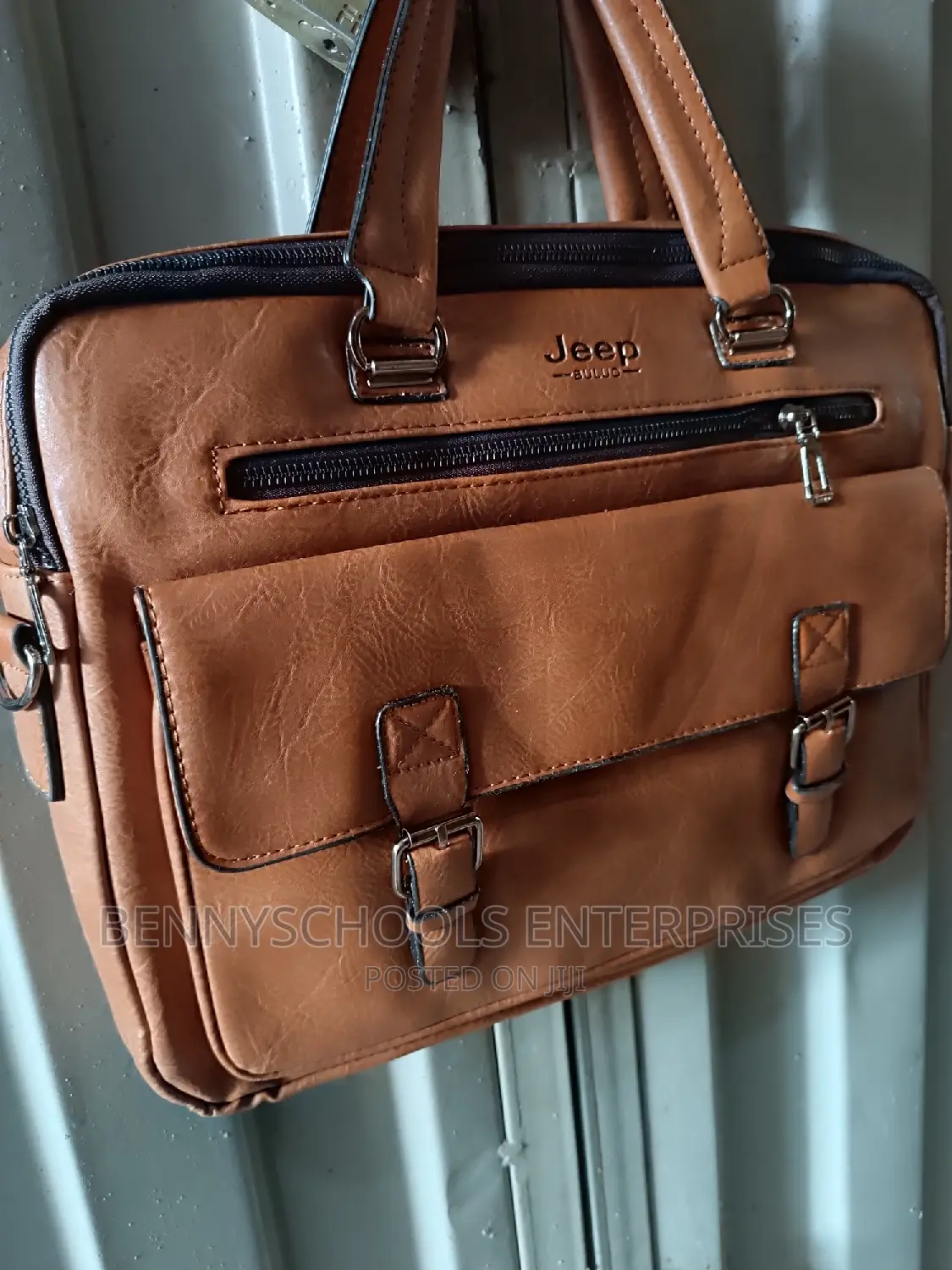 Jeep Leather Office, Laptop and Business Bag