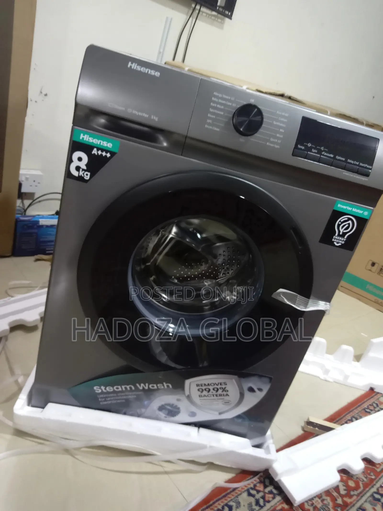 Durable Hisense 8kg Washing Machine