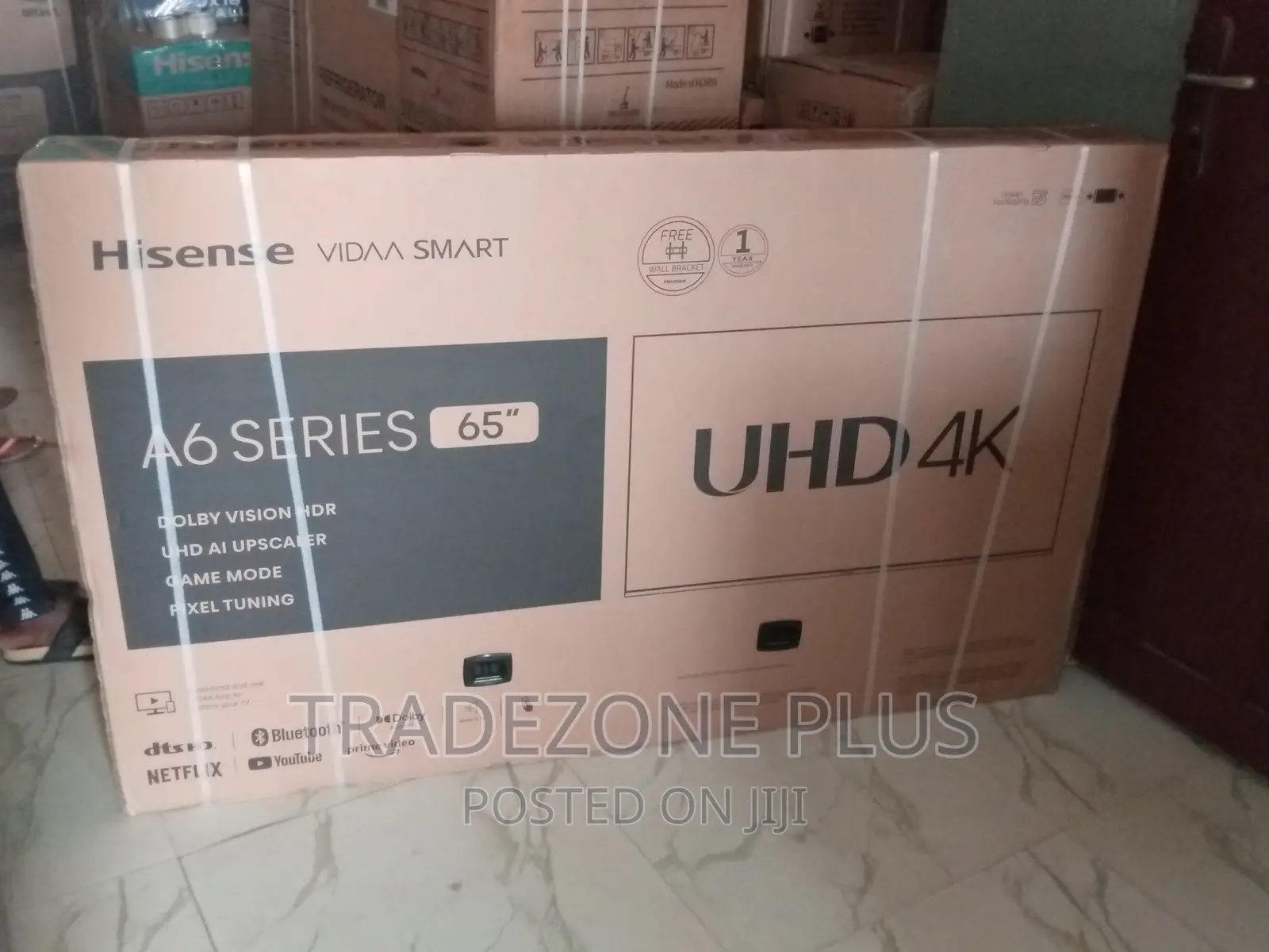 Netflix+ Hisense 65" Smart TV