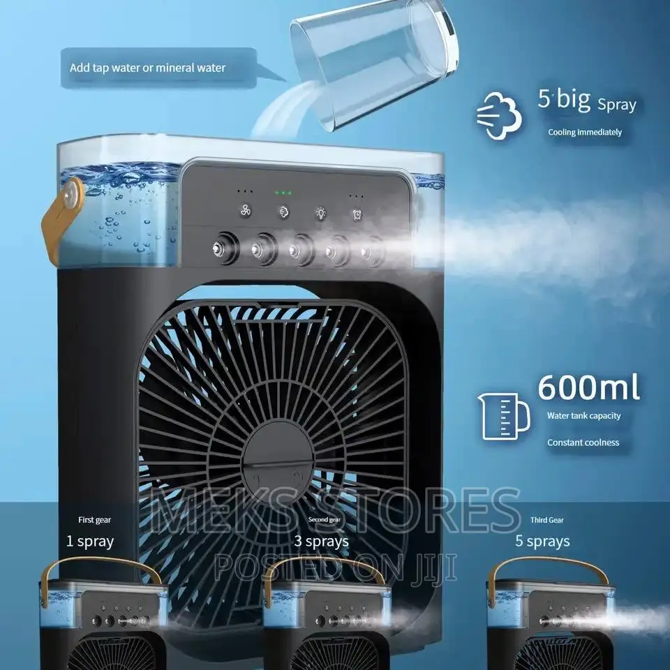 Rechargeable Mini Fan With Coolant