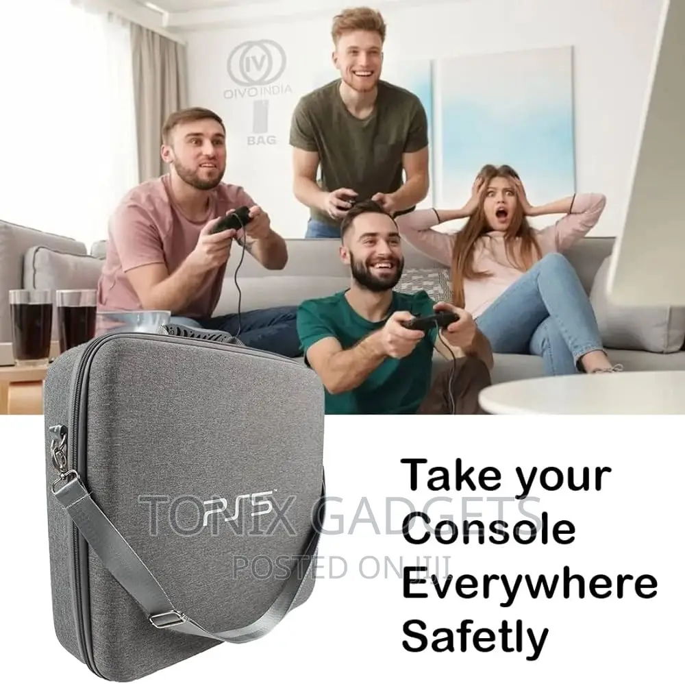 Carrying Case for PS5 Slim Gaming Console Accessories