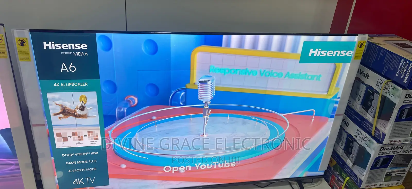 65 Inches UHD Smart Hisense Television