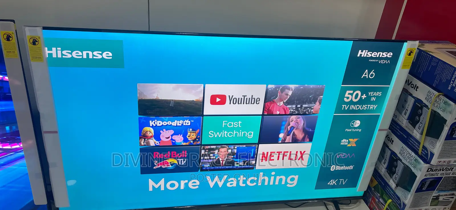 65 Inches UHD Smart Hisense Television