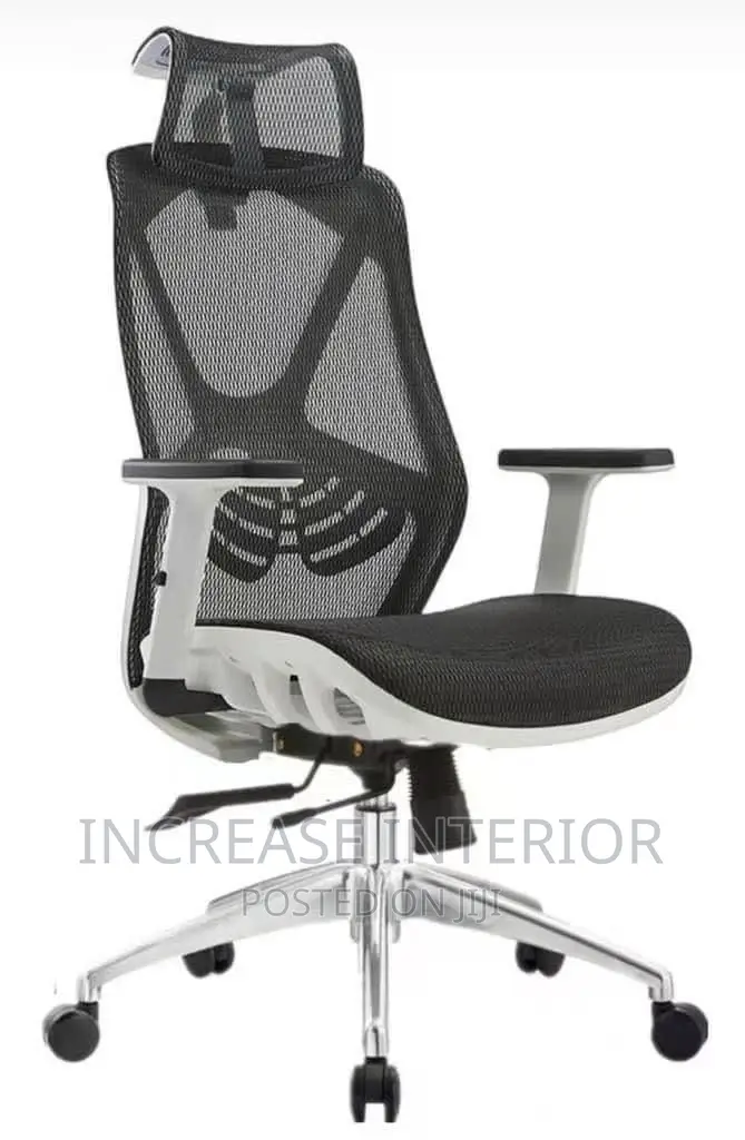 Quality Imported Executive Office Chair With Head Rest.