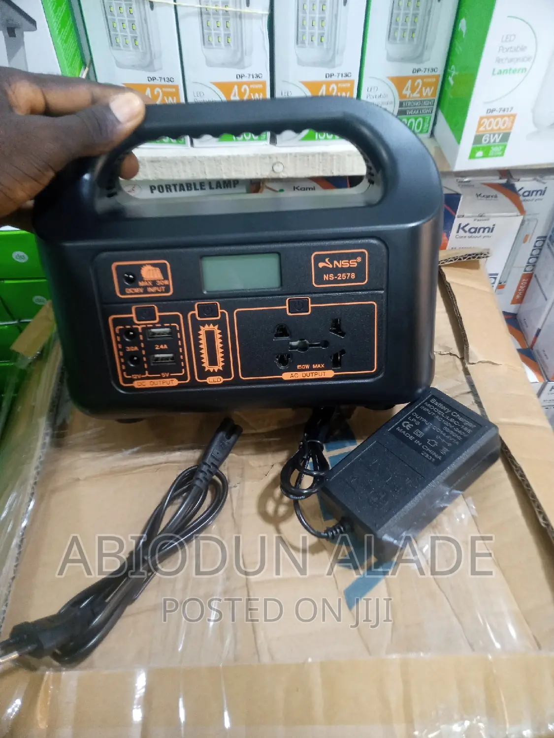 150W Portable Power Station Solar Generator