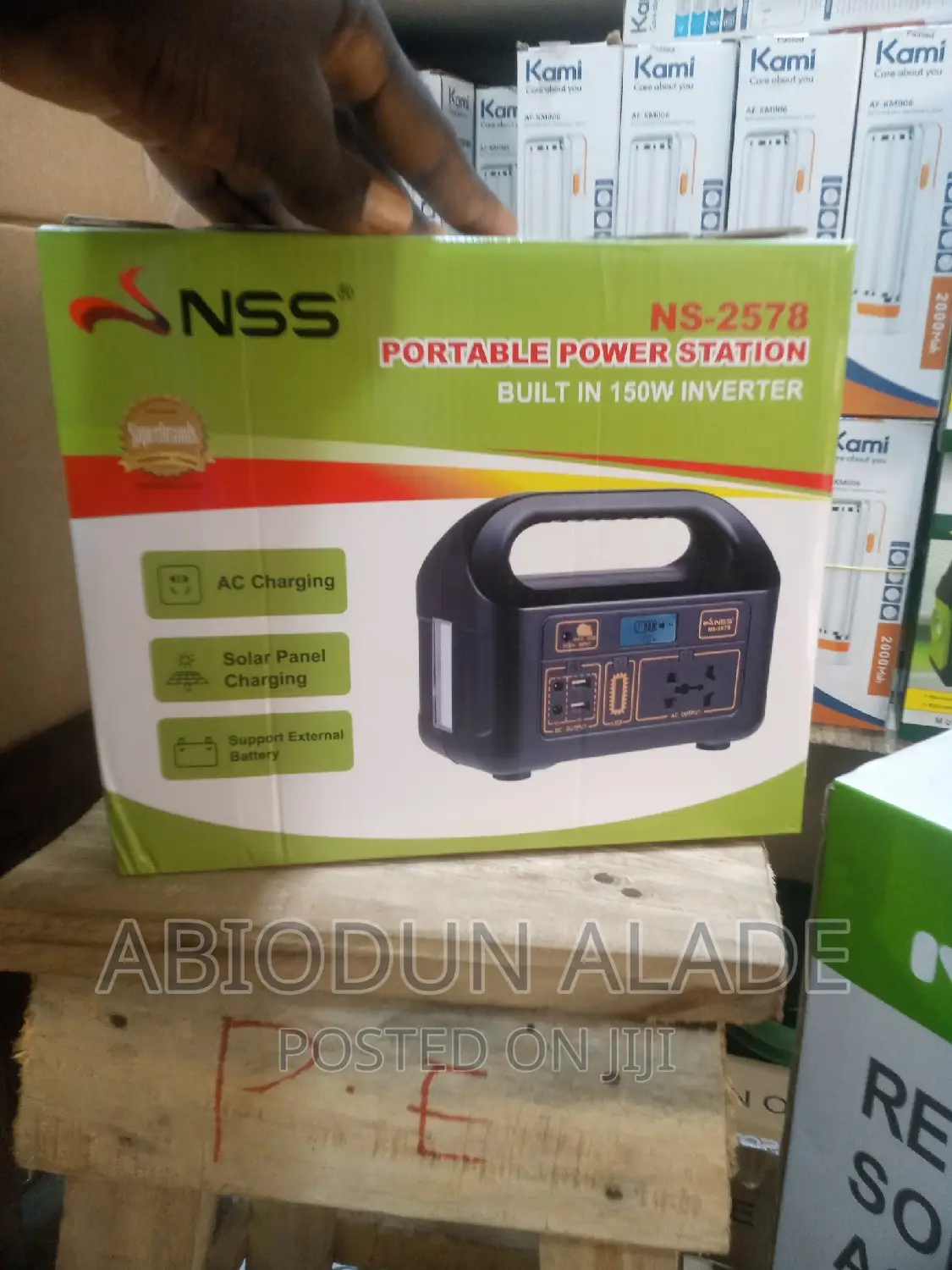 150W Portable Power Station Solar Generator