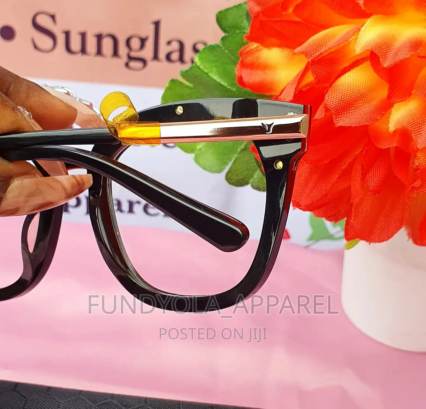 Female Black Extra Clear Eyeglasses