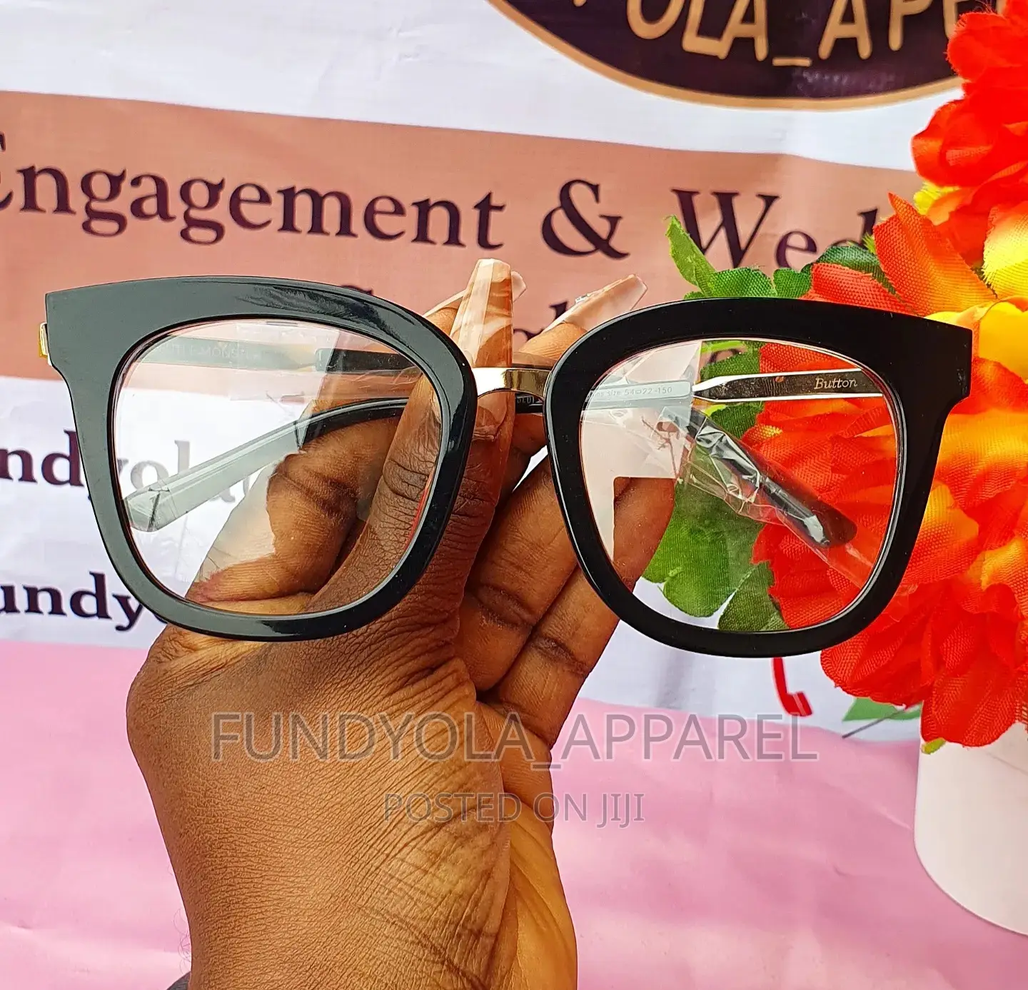 Female Black Extra Clear Eyeglasses