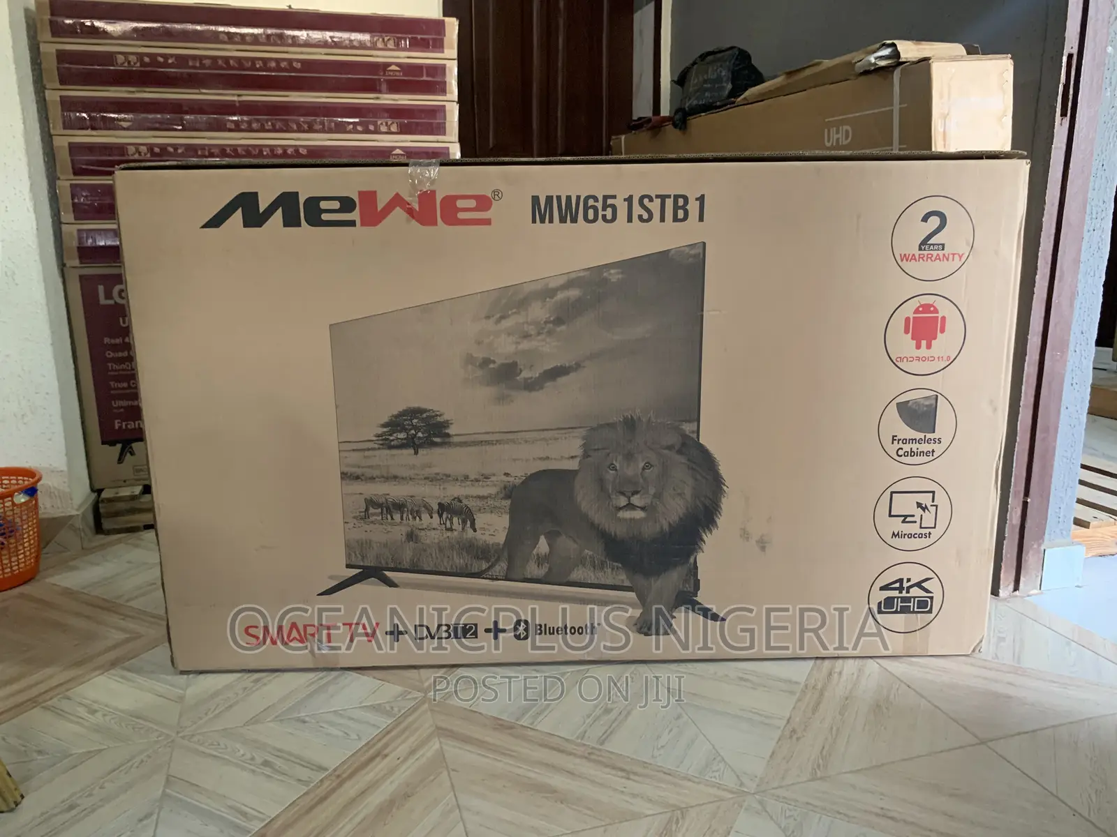 Mewe 65 Inches Smart UHD LED Frameless TV