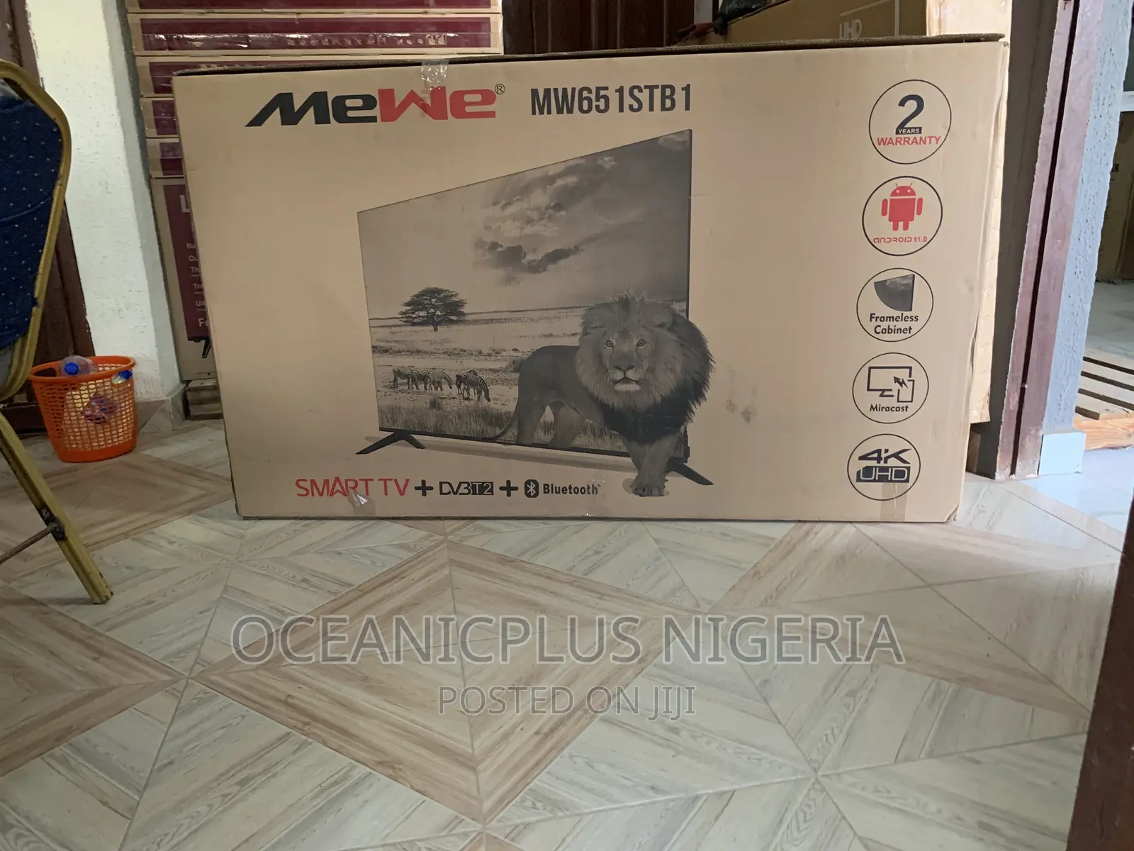 Mewe 65 Inches Smart Frameless TV