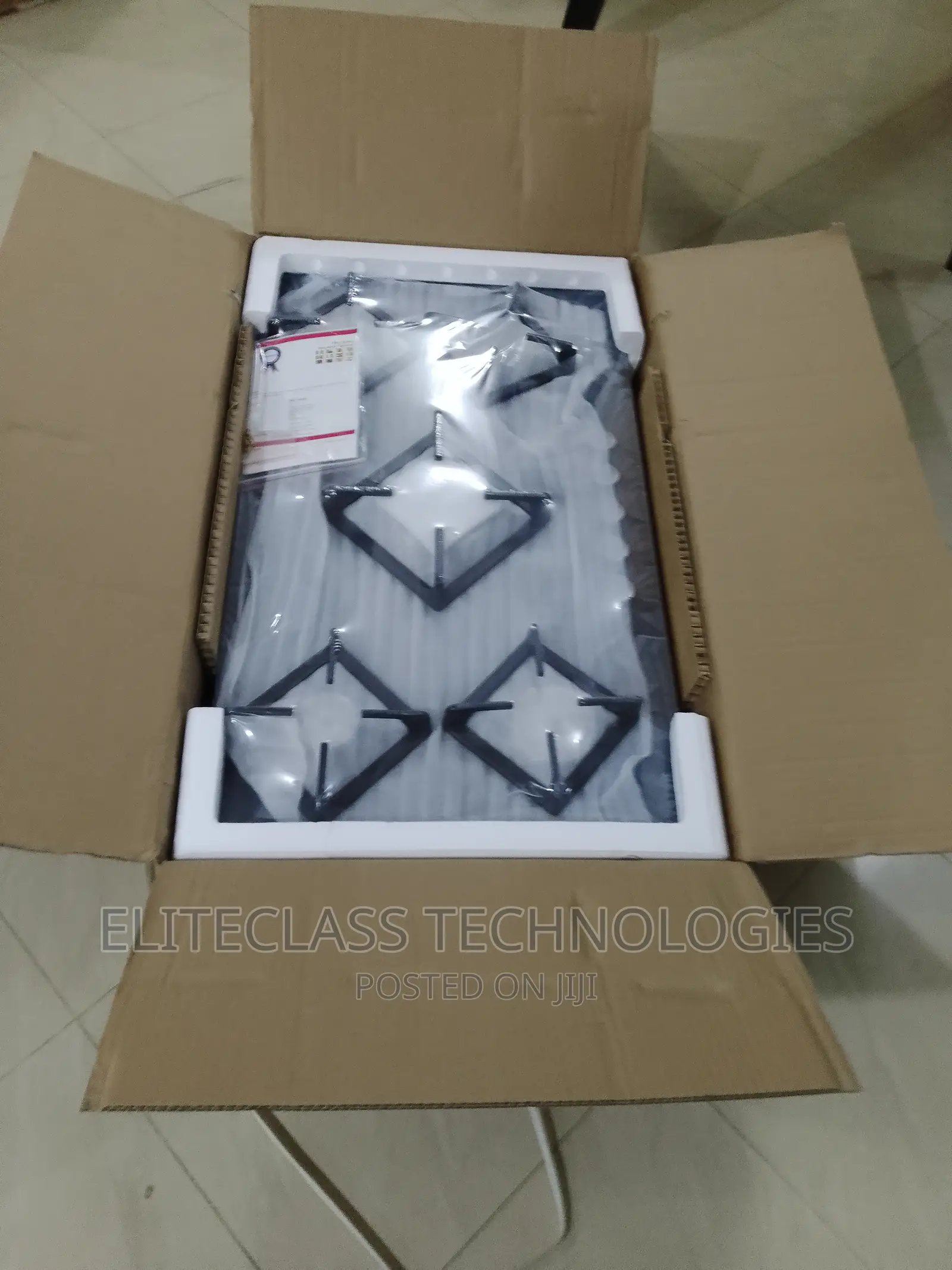 Brand New Polystar 5 Burners Tempered Glass Built-in Gashob