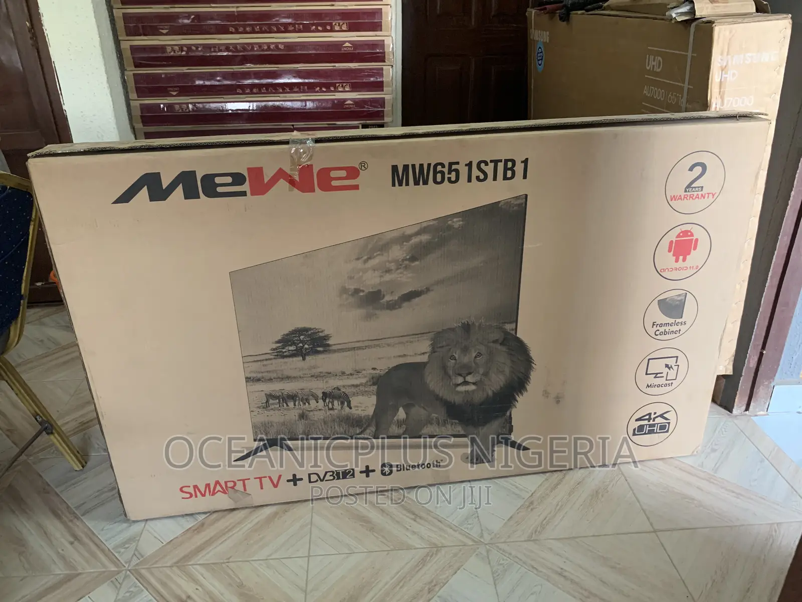 Mewe 65" Smart LED Frameless TV