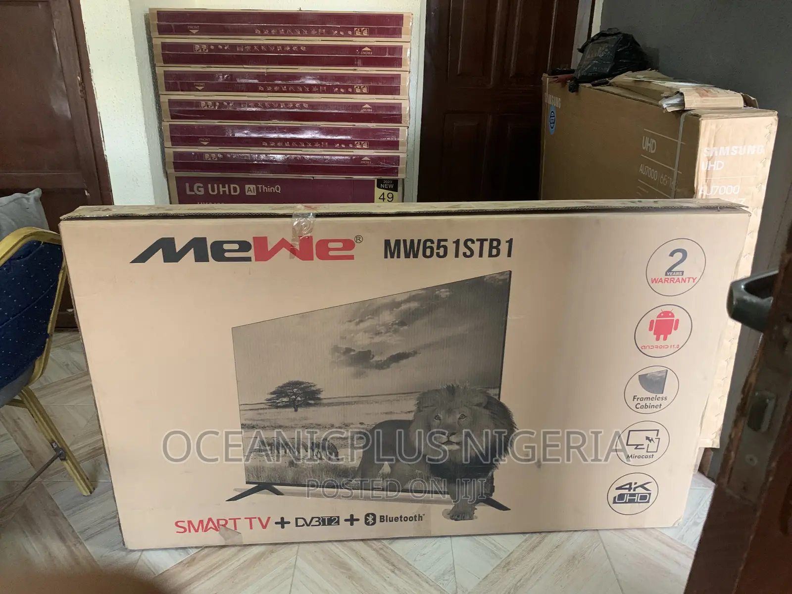 Mewe 65" Smart LED Frameless TV