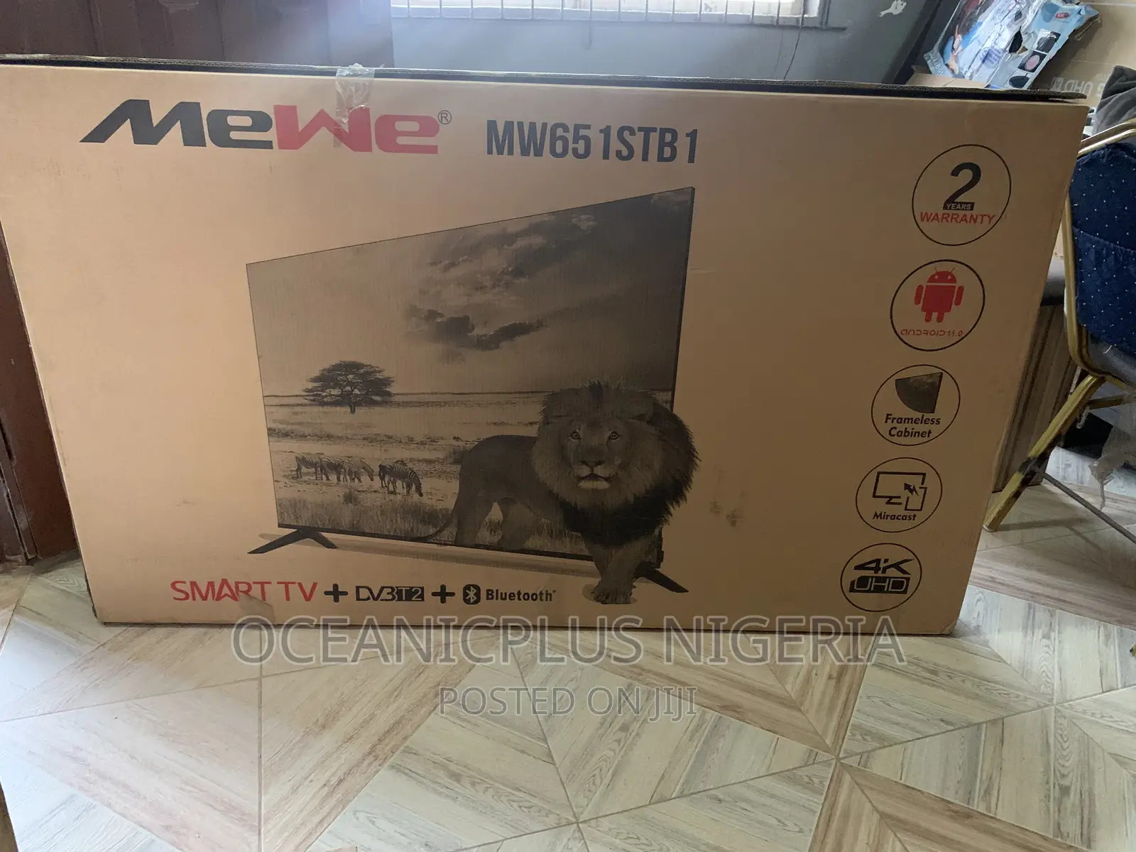 Original Mewe 65 Inches UHD Smart TV