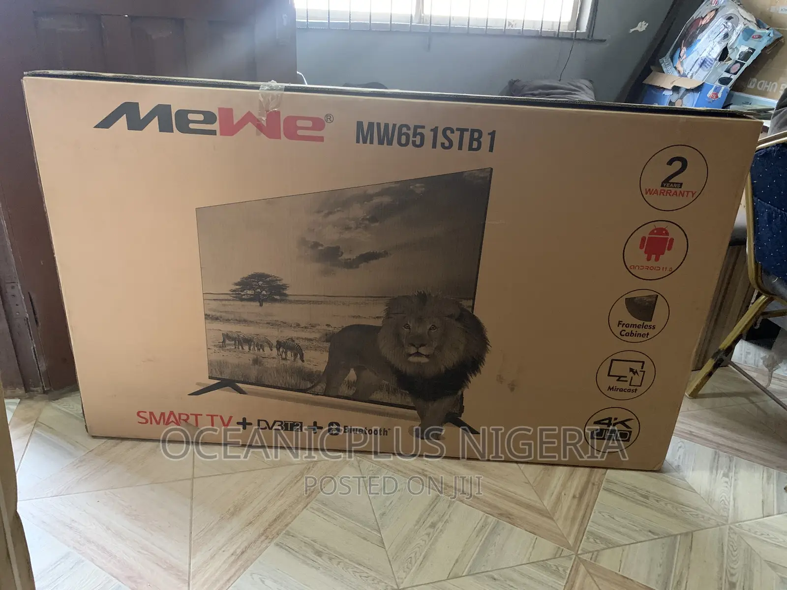 Original Mewe 65 Inches UHD Smart TV