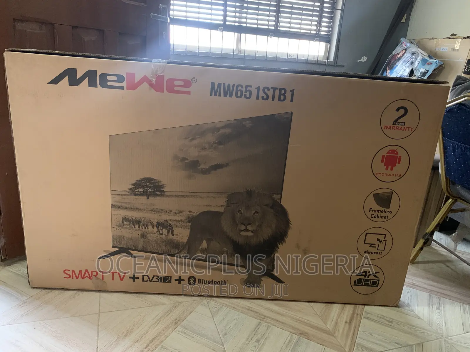 Mewe 65 Inches Smart UHD Frameless TV (MW651STB1)