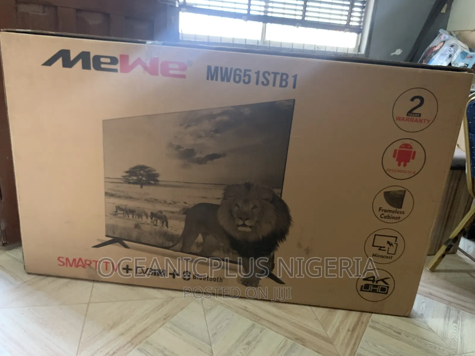 Mewe 65 Inches Smart UHD Frameless TV (MW651STB1)