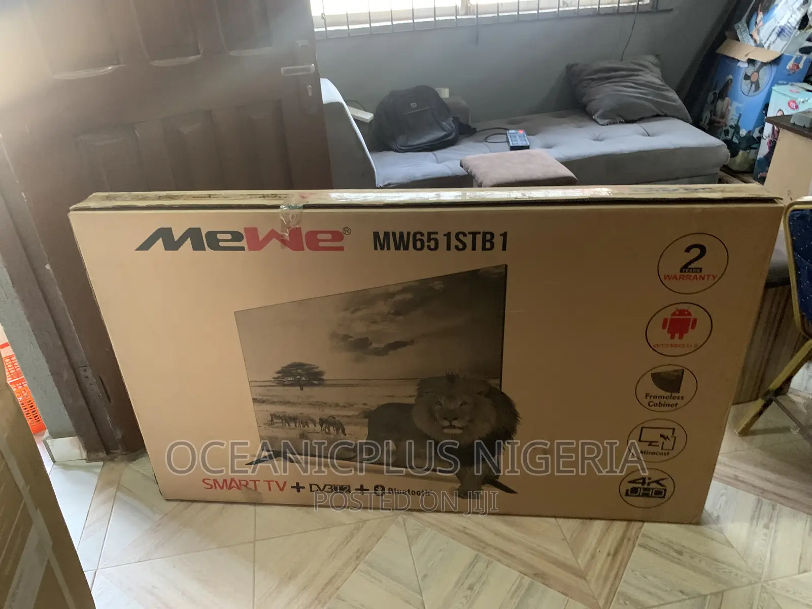Mewe 65 Inches Smart LED Framelss Bluetooth TV