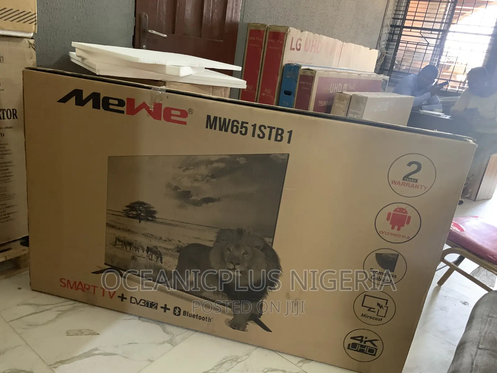 Mewe 65 Inches [MW651STB1] Smart Frameless TV