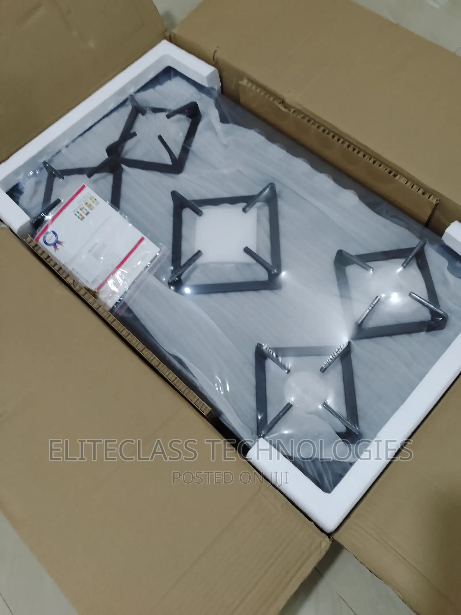 Polystar New 5 Burners Tempered Glass Built-in Gashob