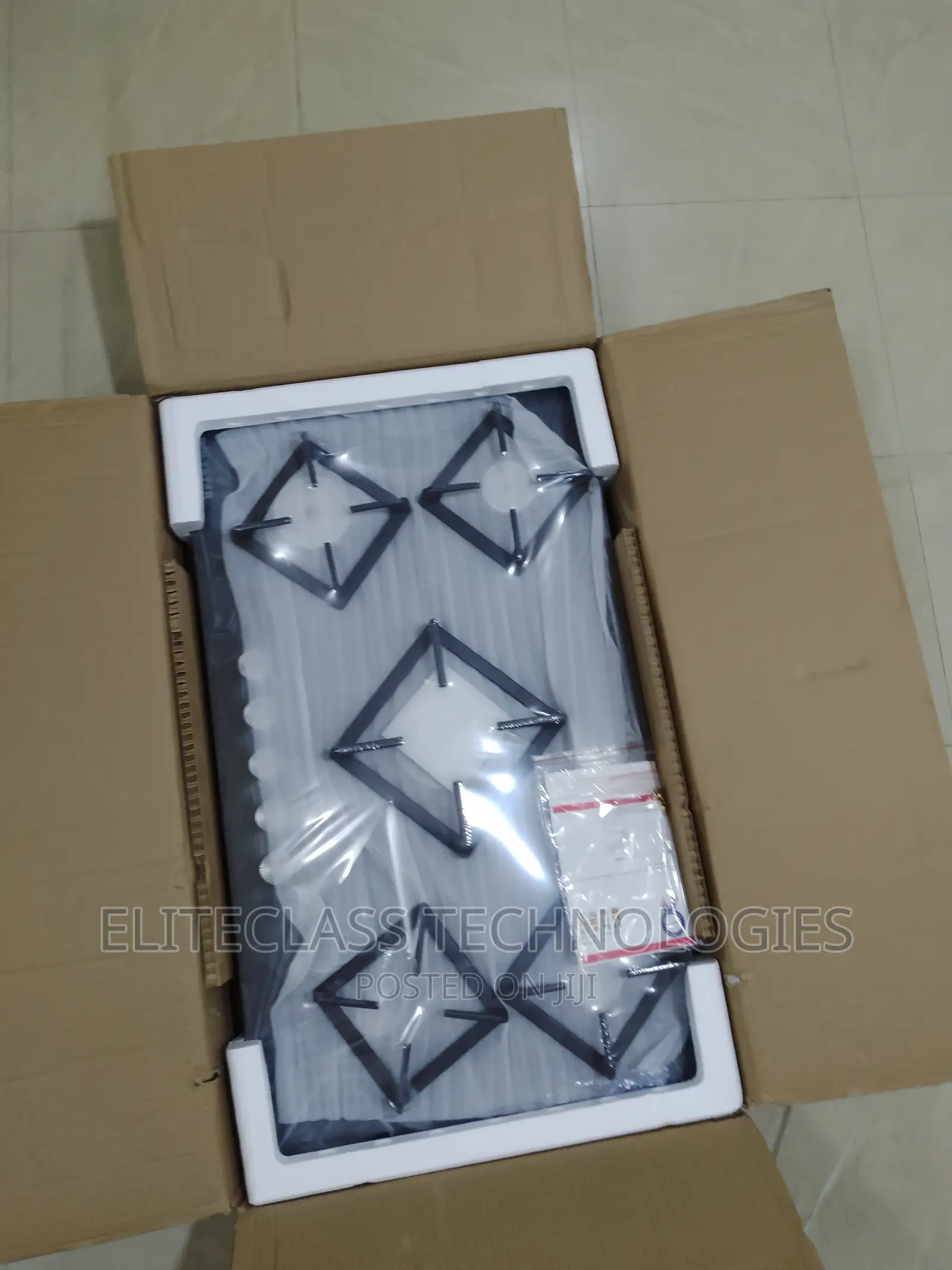 Polystar 5 Burners Tempered Strong Glass Built-in Gas-Hob