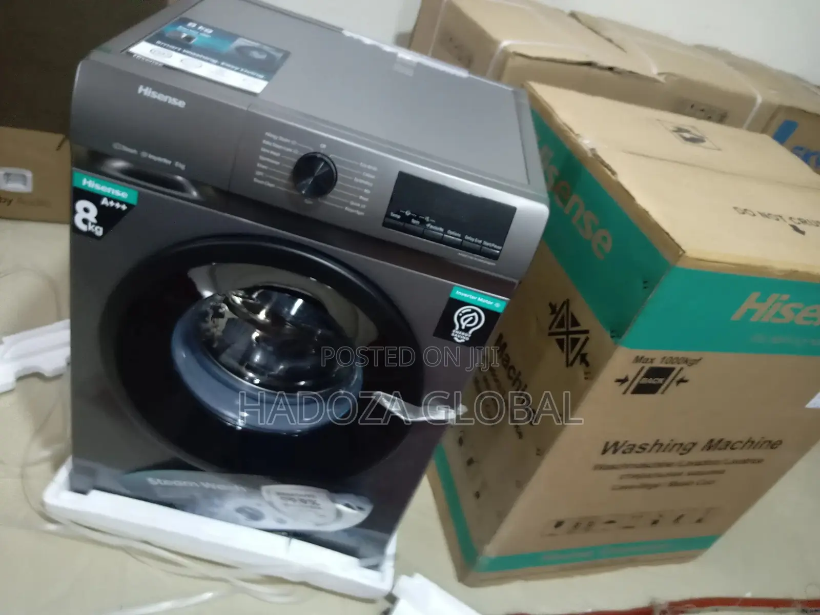 8kg Hisense Wfqp8014t Washing Machine + Smart Technology