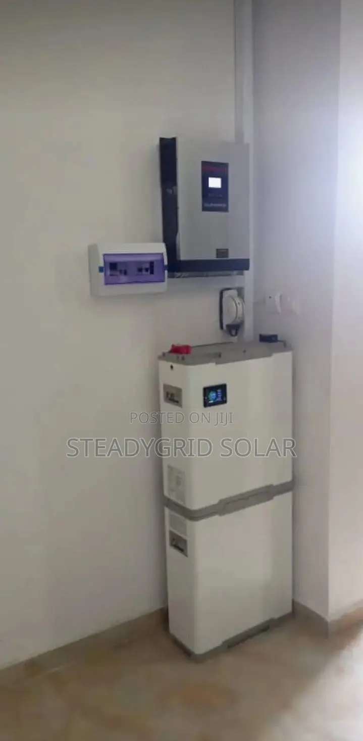 5kva Solr Powered Inverter Installation With Lithium Battery