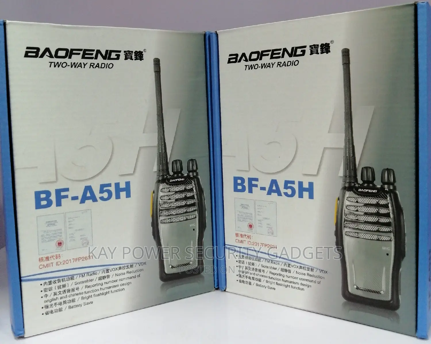 Bf A5 Portable Two-Way Radio (2pcs)