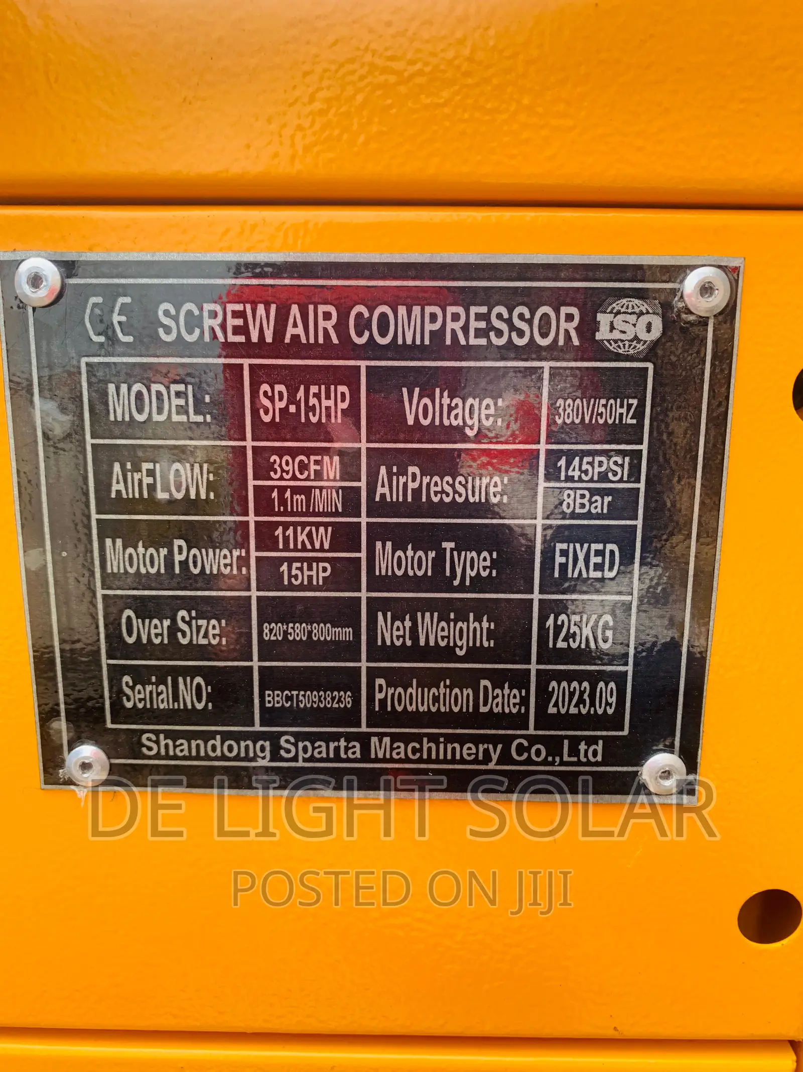 Complete Screw Air Compressor