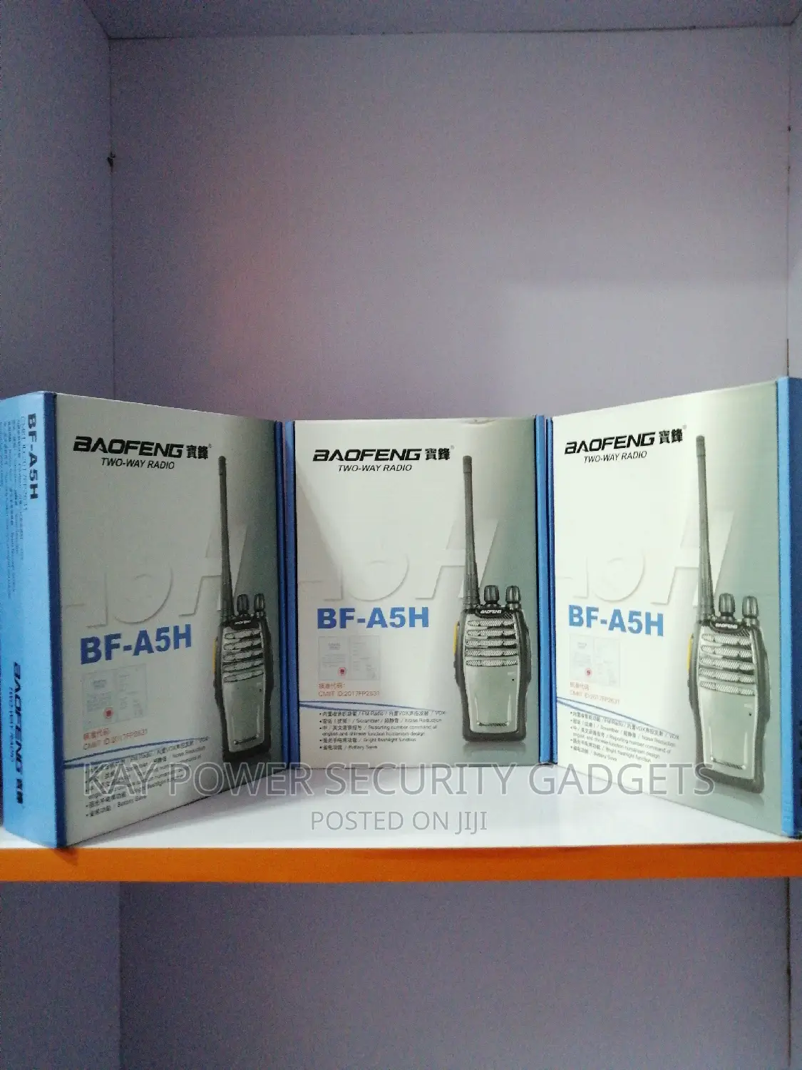 Bf A5 Portable Two-Way Radio (3pcs)