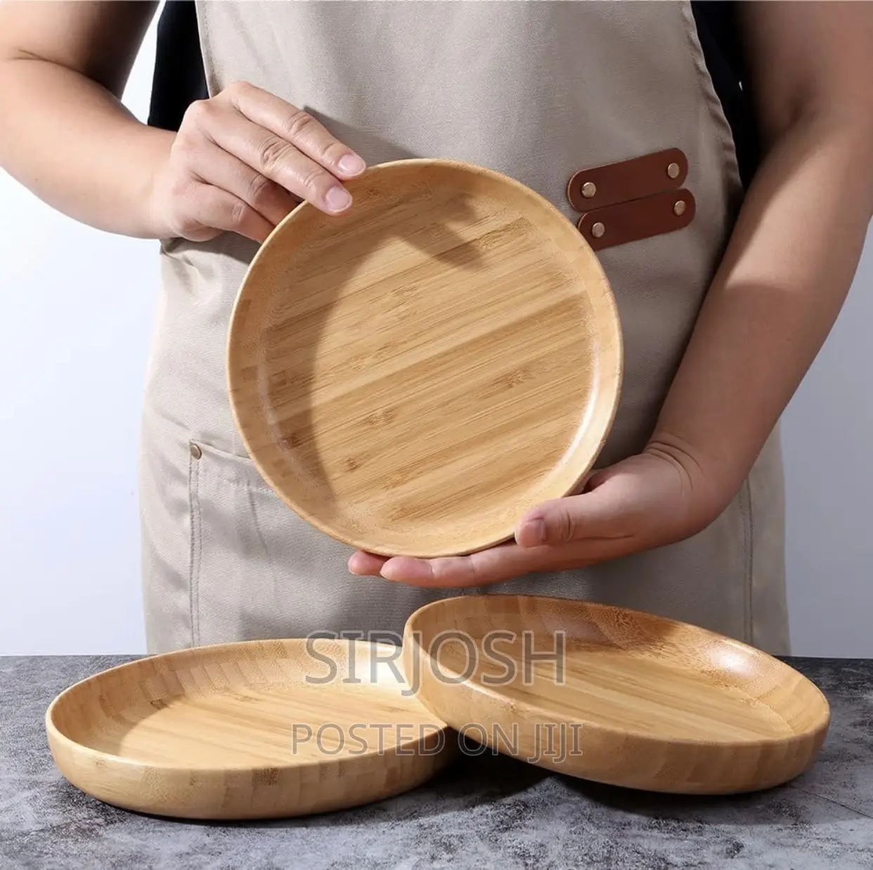 Wooden Plate and Bowls