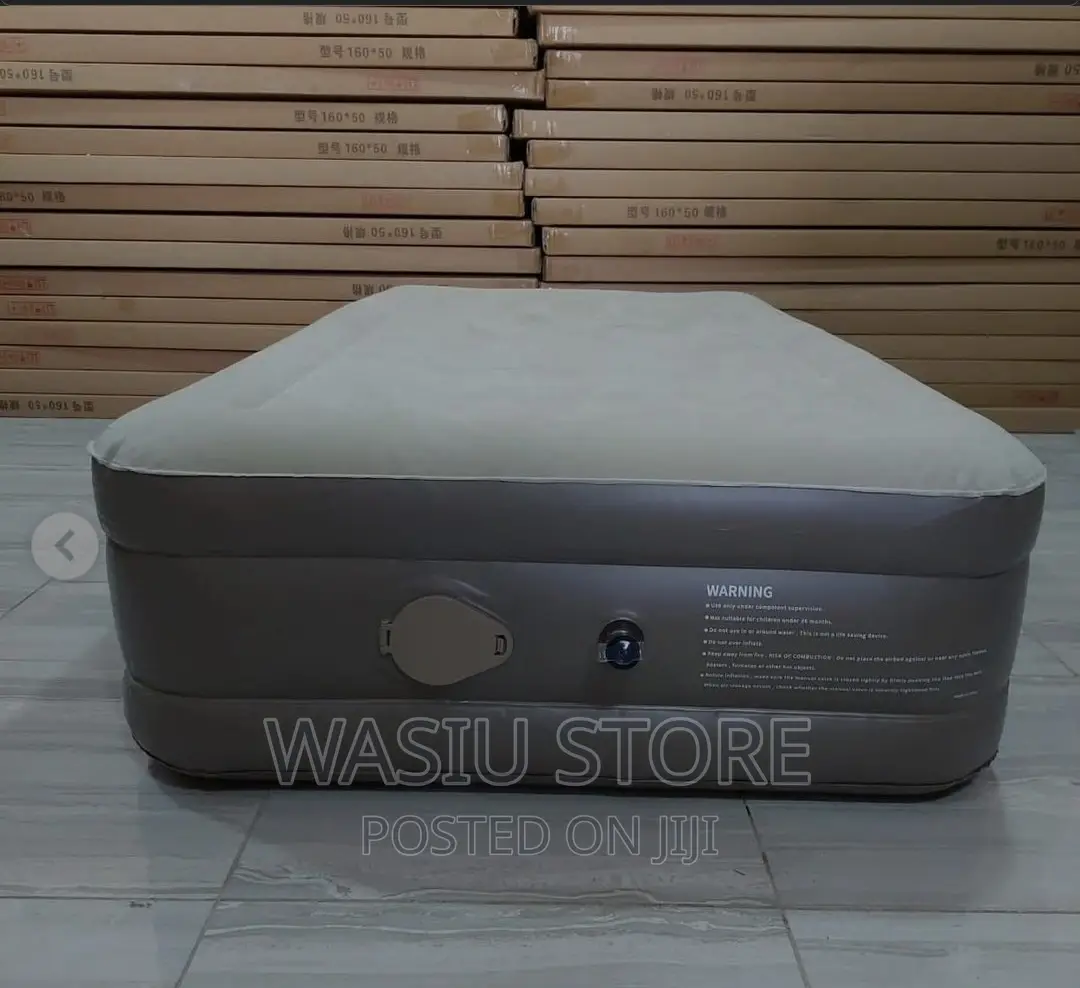 Mountain Inflatable Air Mattress With Built-in Ac Pump Bed