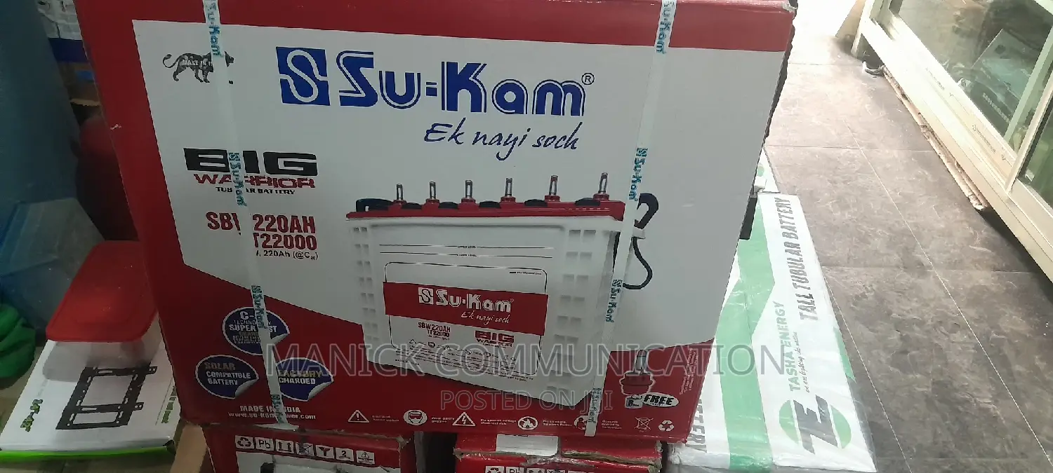 Su-Kam Tubular Battery 12v22ah