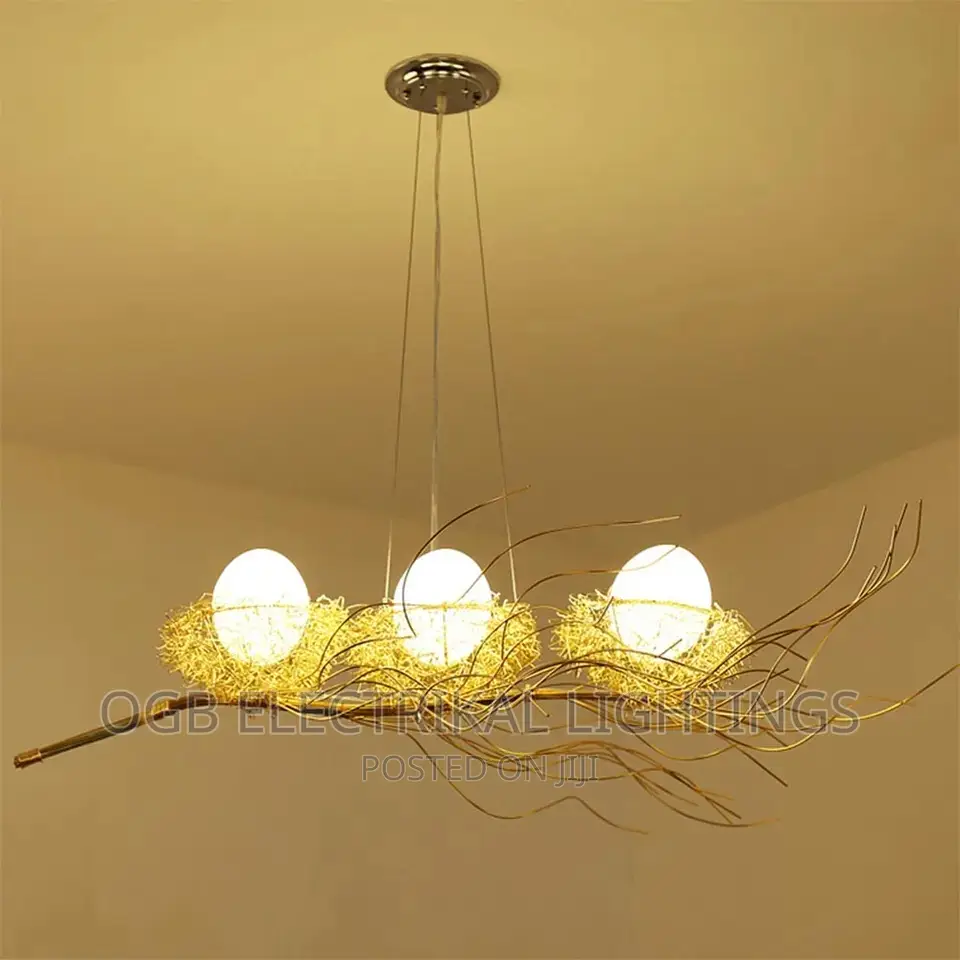 Led Bird Nest Kids Room Chandelier