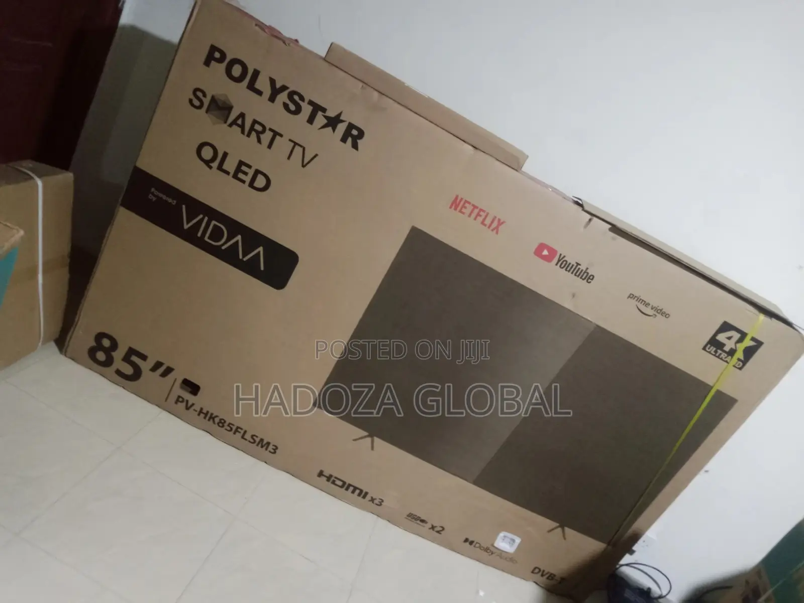 Brand New Polystar 85" Qled Smart TV