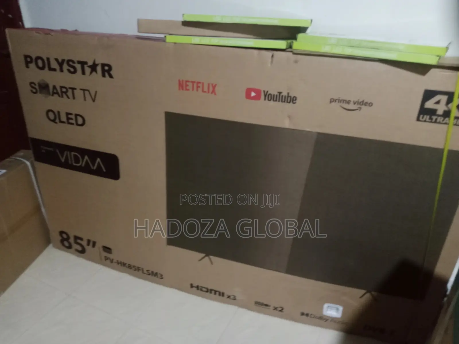 Polystar 85" Qled Smart TV + Netflix