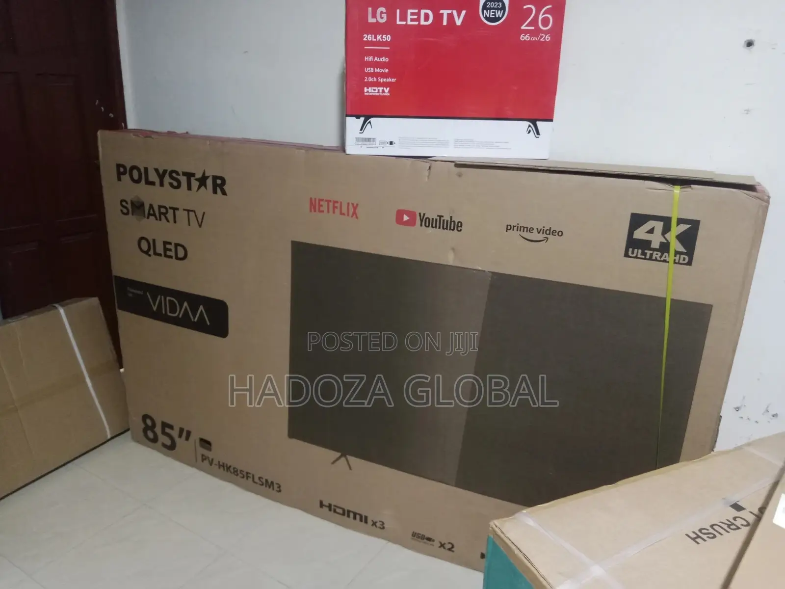 Polystar 85" Qled Smart TV With Youtube