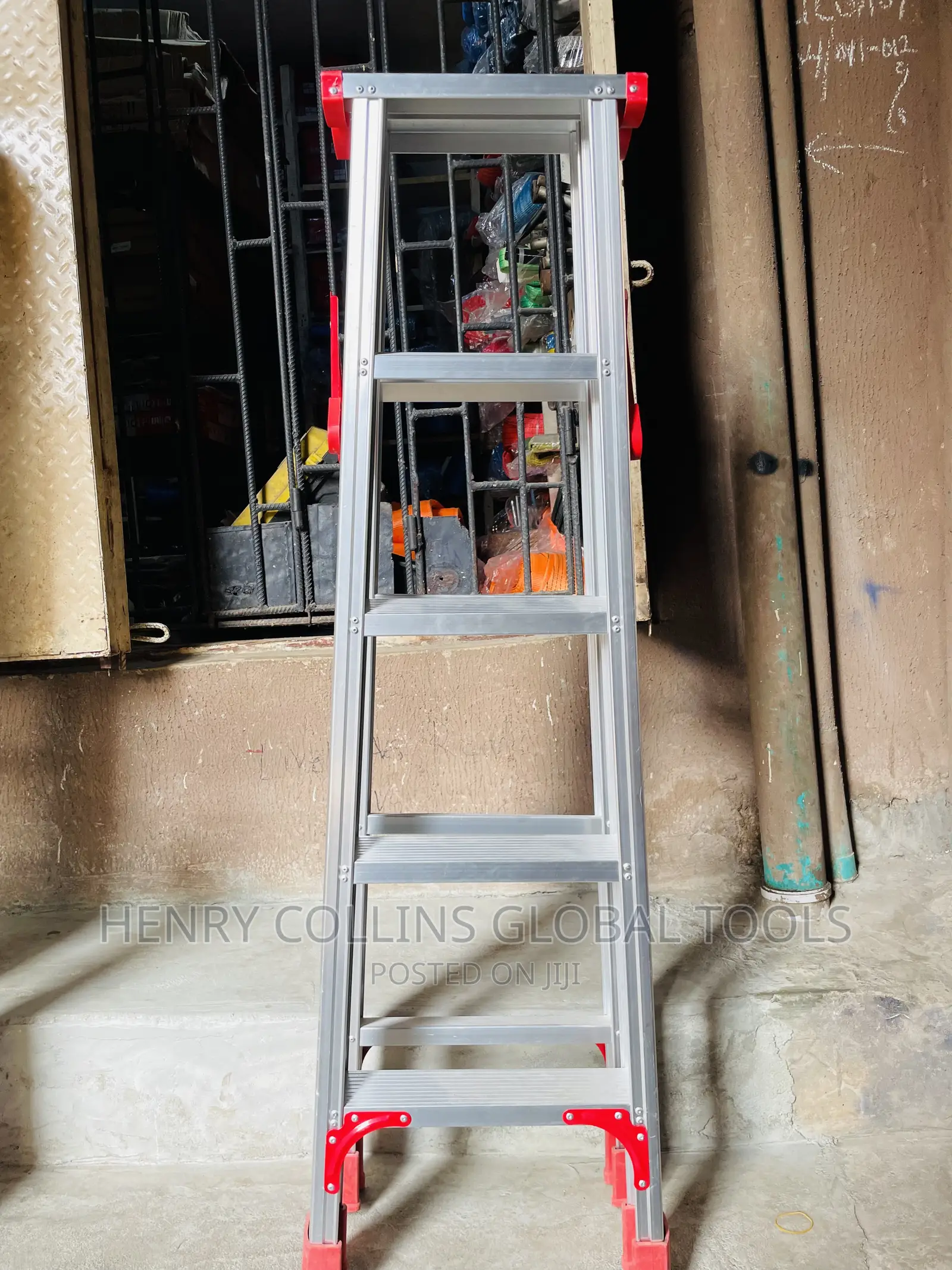 5 Step Both Sides Aluminum Ladder
