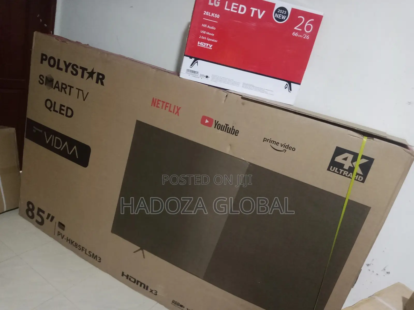 Brand New 85'' Polystar Qled Smart TV