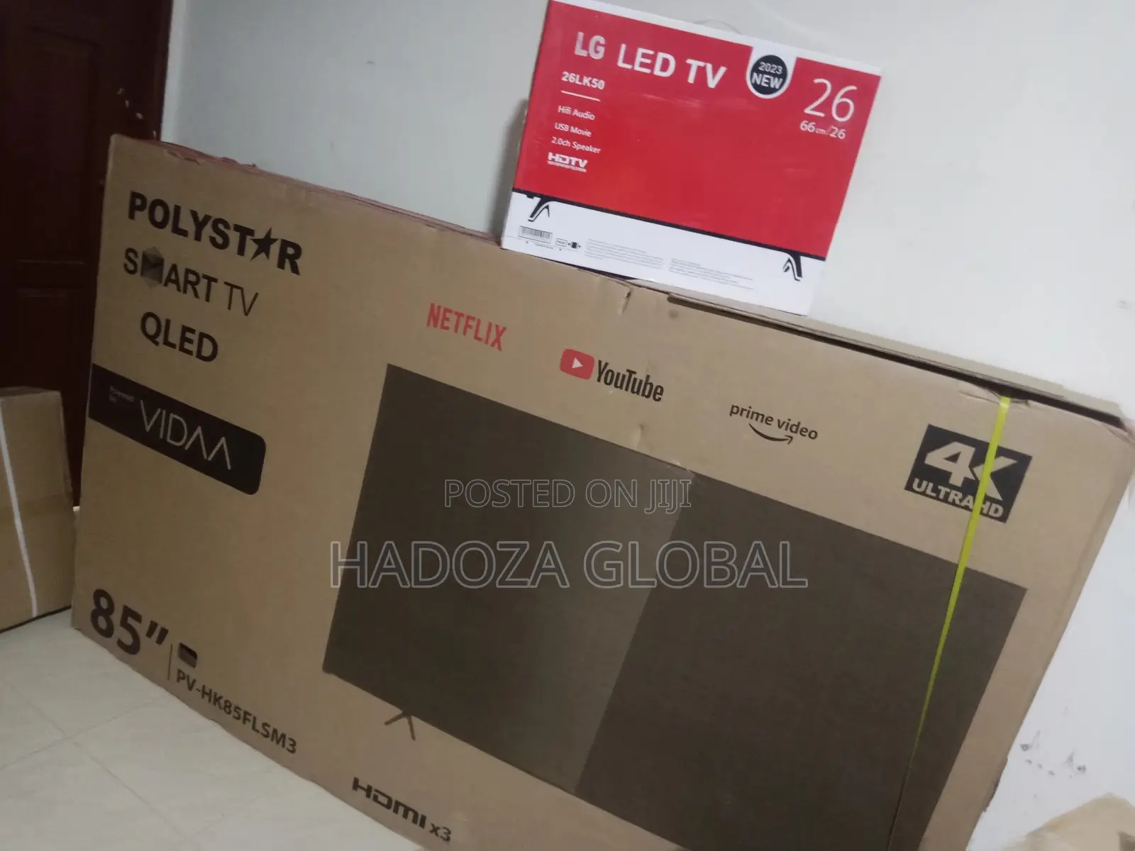 Brand New 85'' Polystar Qled Smart TV