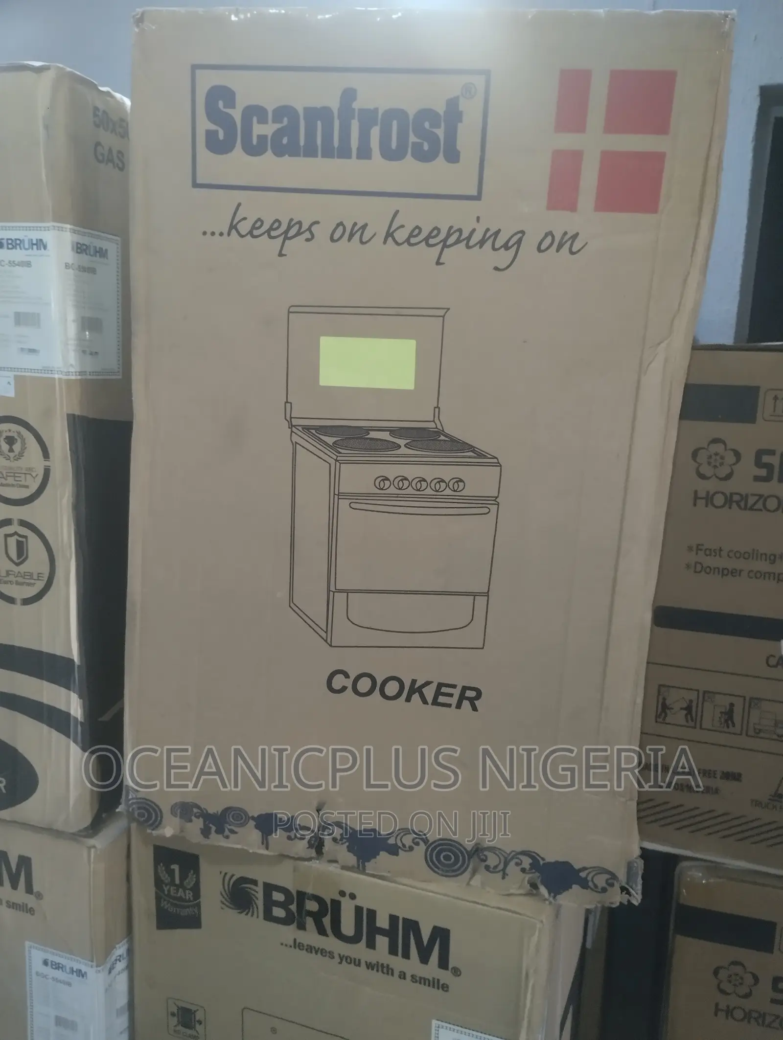 Best Selling Scanfrost 4 Burner Gas Cooker CK 5400