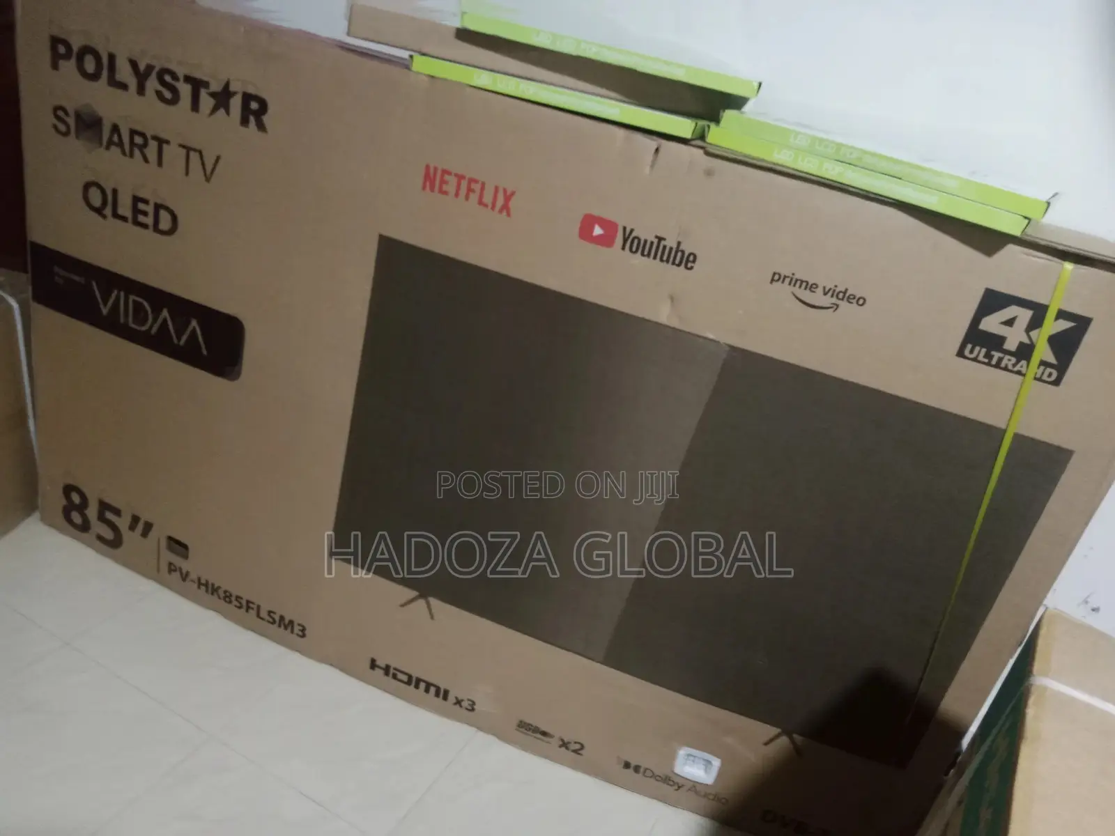 Durable 85'' Polystar Qled Smart TV
