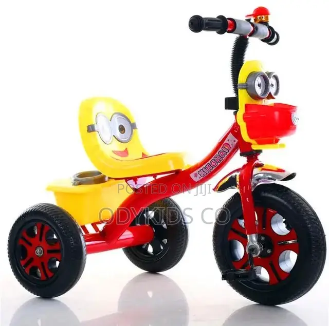 Tricycles With Handle Bar,3 EVA Wheels Steel Tricycles