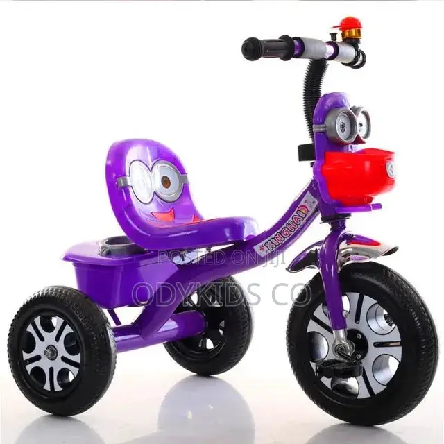 Tricycles With Handle Bar,3 EVA Wheels Steel Tricycles