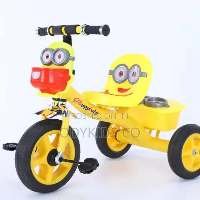 Tricycles With Handle Bar,3 EVA Wheels Steel Tricycles