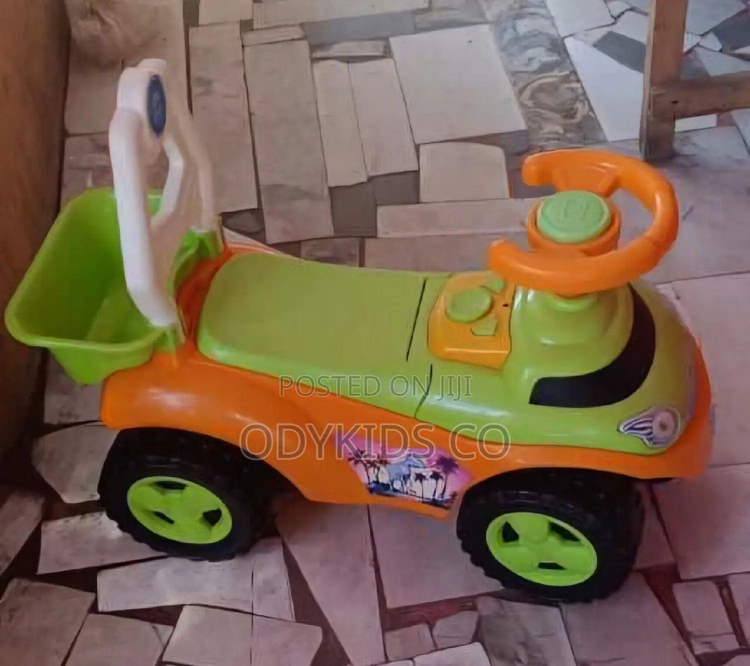 Kids Musical Push on Car