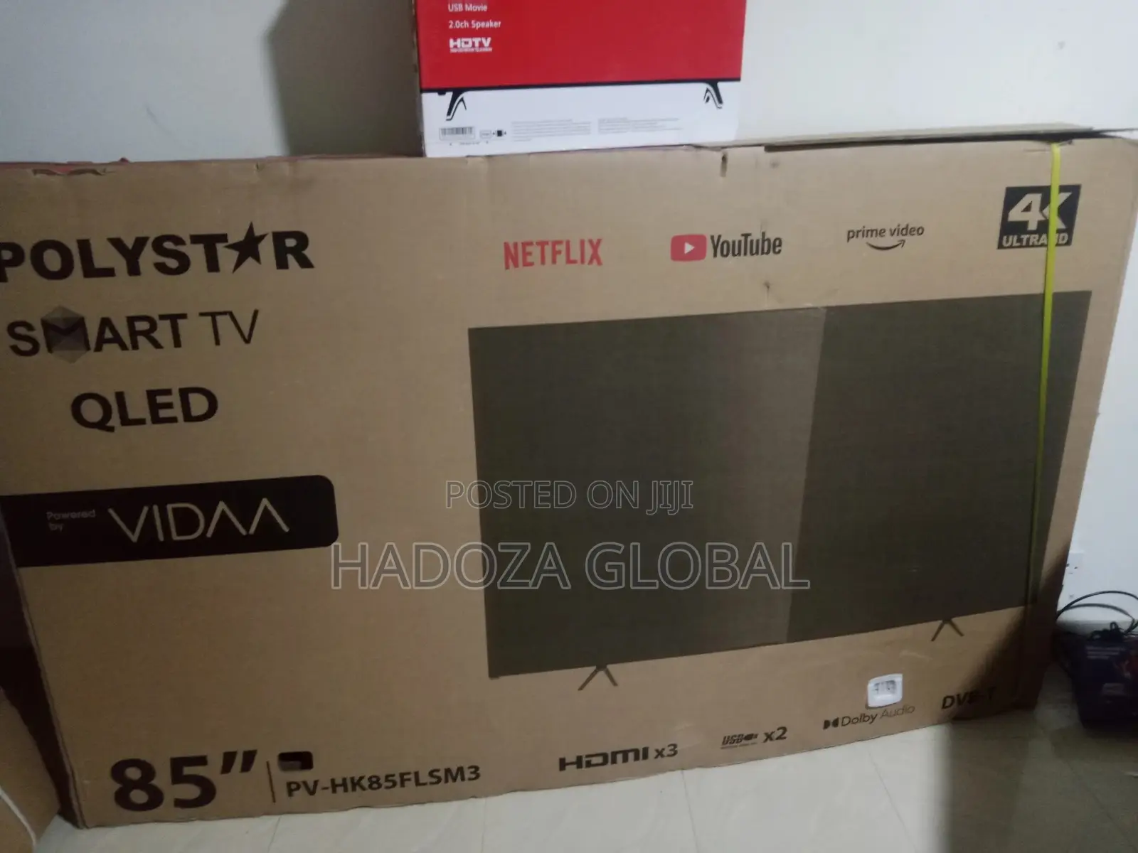 85'' Polystar Qled Smart Tv, Powered by Vidaa